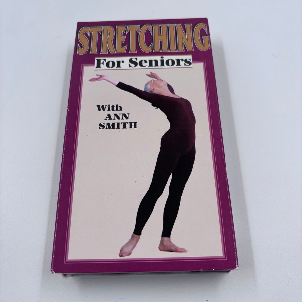 Vintage Stretching for Seniors Workout VHS Tape Ann Smith Fitness Exercise